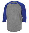 Bright Swan - ATC PROTEAM BASEBALL YOUTH JERSEY - Y3526 - Charcoal Heather/True Royal - Ends Monday Overnight - Ready to Ship Friday