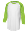 Bright Swan - ATC PROTEAM BASEBALL YOUTH JERSEY - Y3526 - White/Lime Shock - Ends Monday Overnight - Ready to Ship Friday