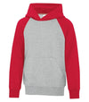 Bright Swan - ATC TWO TONE HOODIE ATCY25500 - youth - red/heather grey