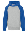 Bright Swan - ATC TWO TONE HOODIE ATCY25500 - youth - royal blue/heather grey