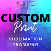 Bright Swan - Custom Sublimation Prints