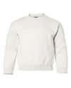 Bright Swan - Gildan Crew Sweater - Youth - G18000B - White -