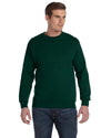 Bright Swan - Gildan Dryblend Crew Sweater - G12000 - FOREST GREEN -