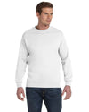 Bright Swan - Gildan Dryblend Crew Sweater - G12000 - WHITE -