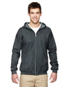 Bright Swan - Gildan Hoodie - Full Zip - G18600 - Dark Heather Grey -