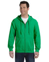 Bright Swan - Gildan Hoodie - Full Zip - G18600 - Irish Green -