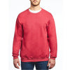 Bright Swan - M&O - Unisex Crewneck Fleece - 3340 - Heather Red - ends Monday night overnight - ready to ship Friday