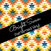 Bright Swan - Patterned Vinyl & HTV - Aztec - Bohemian Orange