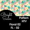 Bright Swan - Patterned Vinyl & HTV - Floral 02