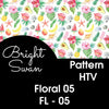 Bright Swan - Patterned Vinyl & HTV - Floral 05