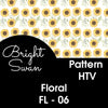 Bright Swan - Patterned Vinyl & HTV - Floral 06