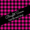 Bright Swan - Patterned Vinyl & HTV - Plaid - Pinks - 06