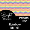 Bright Swan - Patterned Vinyl & HTV - Rainbow 01