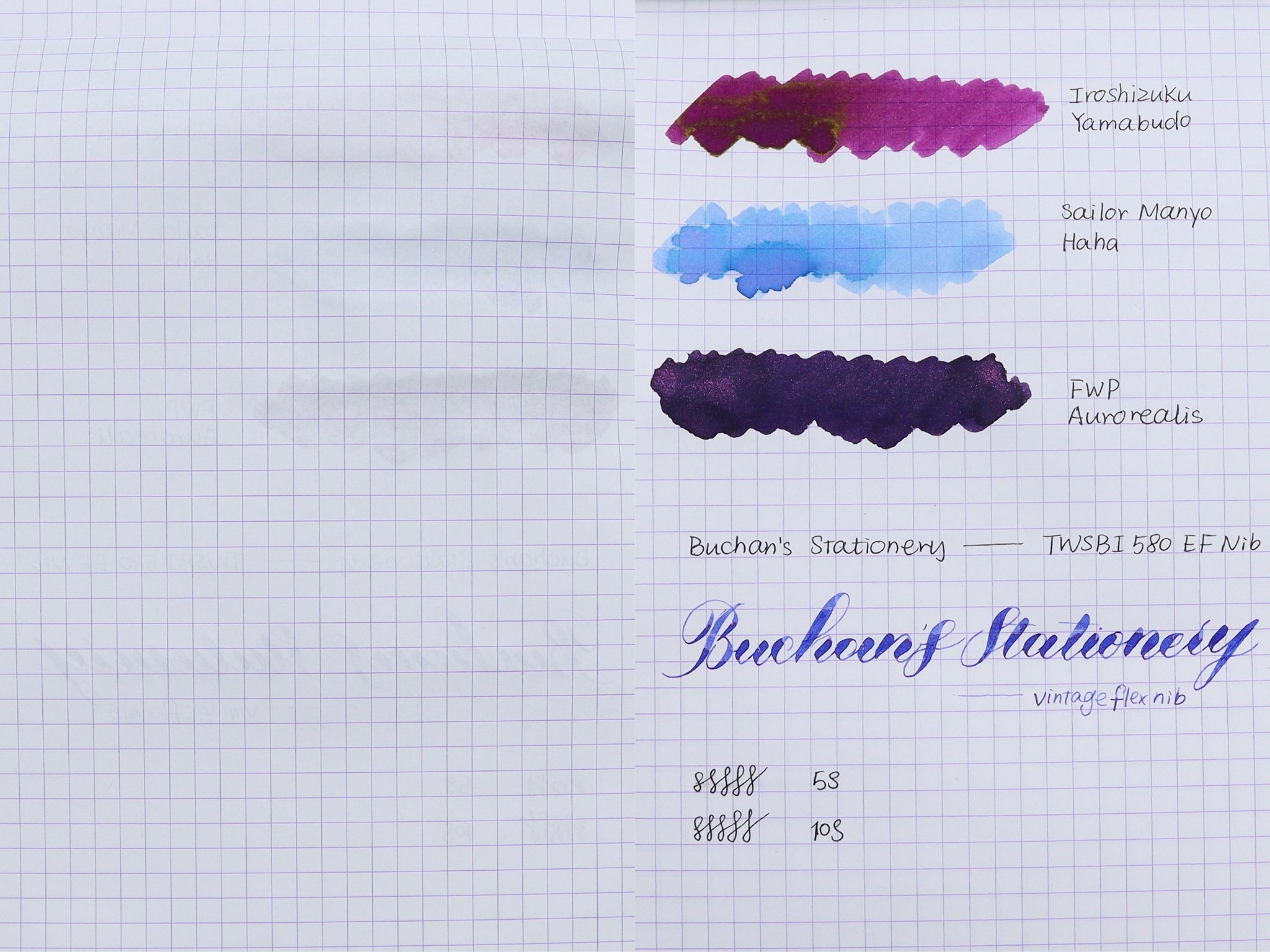 Rhodia Notebook Paper Review - Best Fountain Pen Friendly Paper Comparison - Buchan's Kerrisdale Stationery