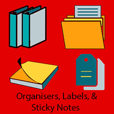 Organisers, Labels, & Sticky Notes