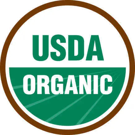 USDA NOP organic certification label