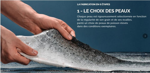 Cuir de poisson cuir de saumon cuir marin ce qu il faut savoir