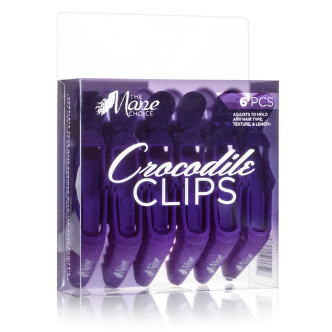 Crocodile Clips Hair Styling 6 Pack The Mane Choice