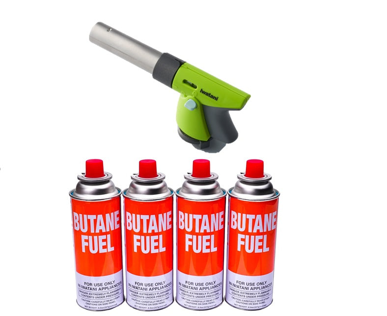 Iwatani Butane Fuel Can, 8 oz, 12/Carton