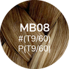 MB08 Balayage Hellbraun zu Platinblond