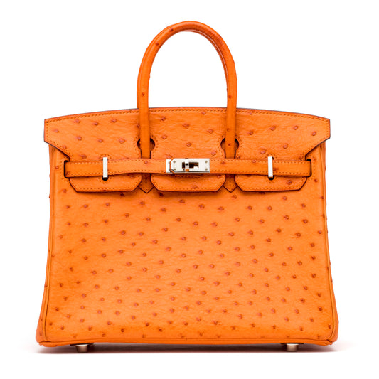 🥂 Hermès 25cm Birkin Mimosa Matte Niloticus Crocodile Rose Gold