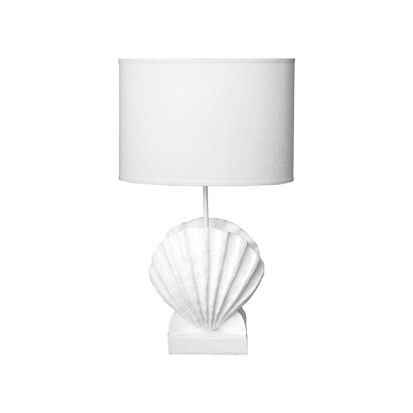 scallop shell table lamp