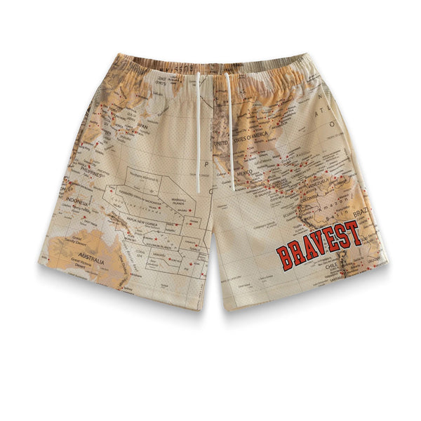 Cuba Manu High Waist Pants - BRAVEST STUDIOS ATLAS SHORTS BROWN