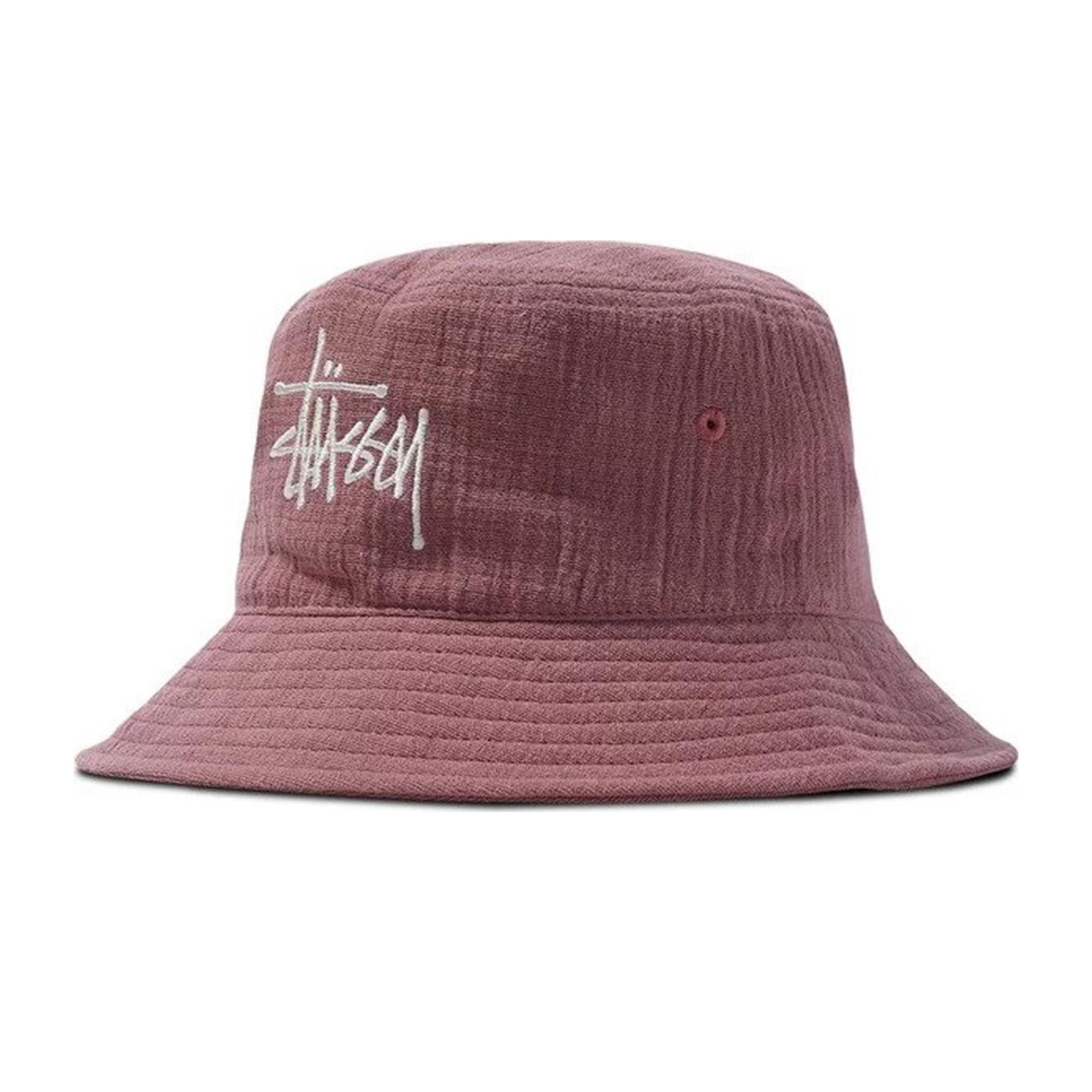 Supreme - Black Fat Tip 'LV' Jacquard Logo Denim Bucket Hat