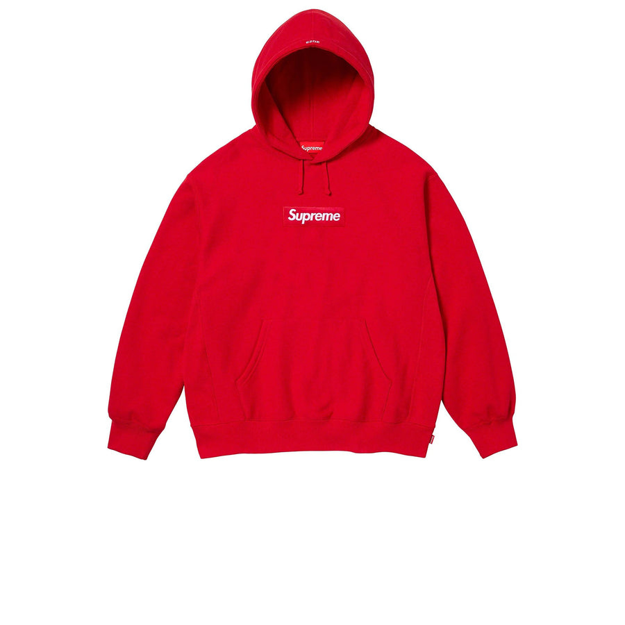 SUPREME BOX LOGO HOODED SWEATSHIRT RED FW23 - Stay