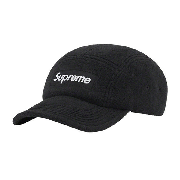 SUPREME POLARTEC CAMP CAP BLACK FW22 - HotelomegaShops - maison