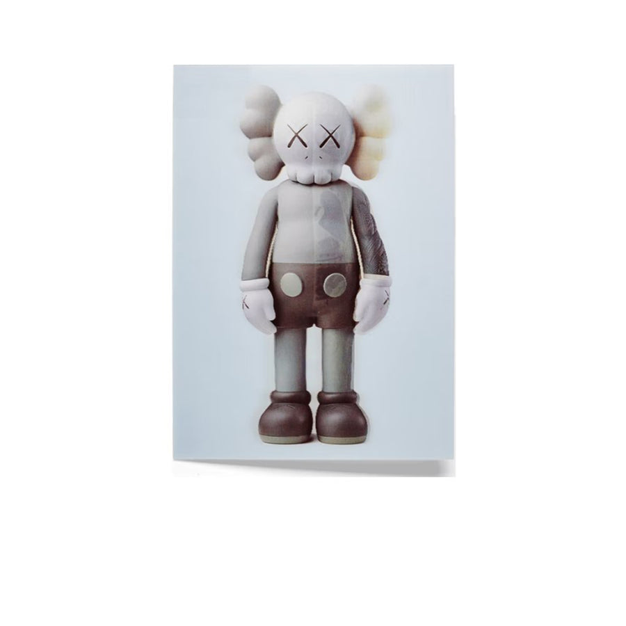 KAWS Companion Greeting Card (With Puffy Sticker) Brown - US