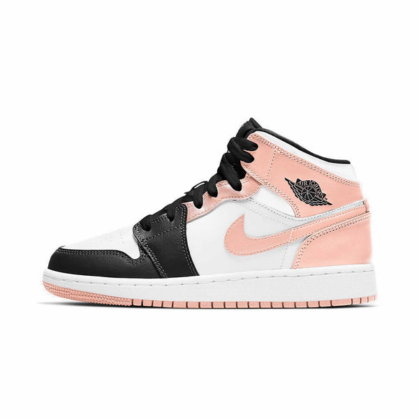 AIR JORDAN 1 MID CRIMSON TINT TOE GS 