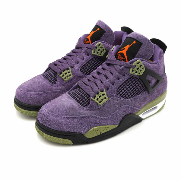 jordan 4 purple and green