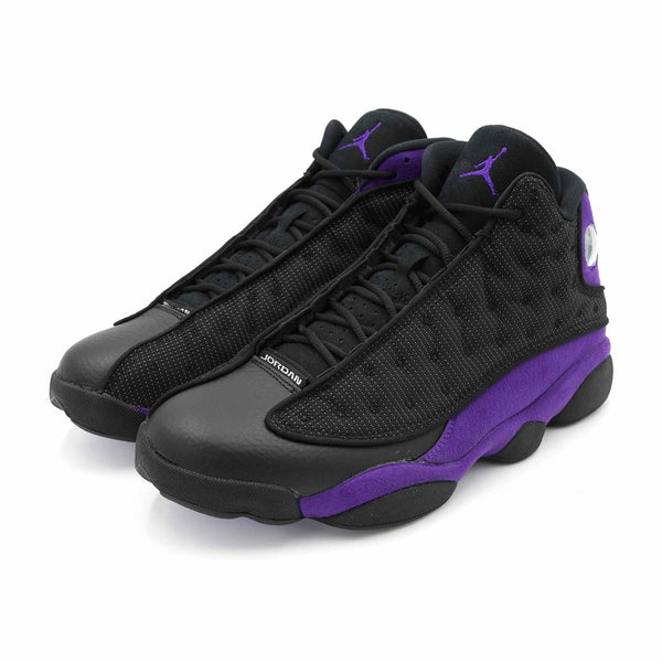 jordan 13 purple and black