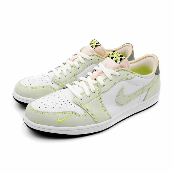 jordan 1 retro low white ghost green black