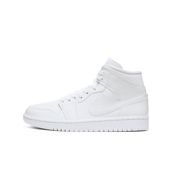 air jordan 1 mid white patent