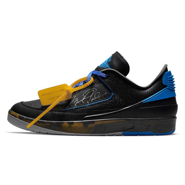 OFF-WHITE X AIR JORDAN 2 RETRO LOW SP BLACK BLUE 2021 - Stay Fresh