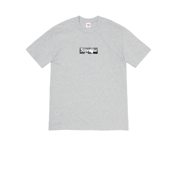 EMILIO PUCCI X SUPREME BOX LOGO TEE HEATHER GREY/BLACK SS21 - Stay