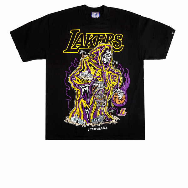 Los Angeles City Of Angels Lebron Lakers Warren Lotas Unisex T