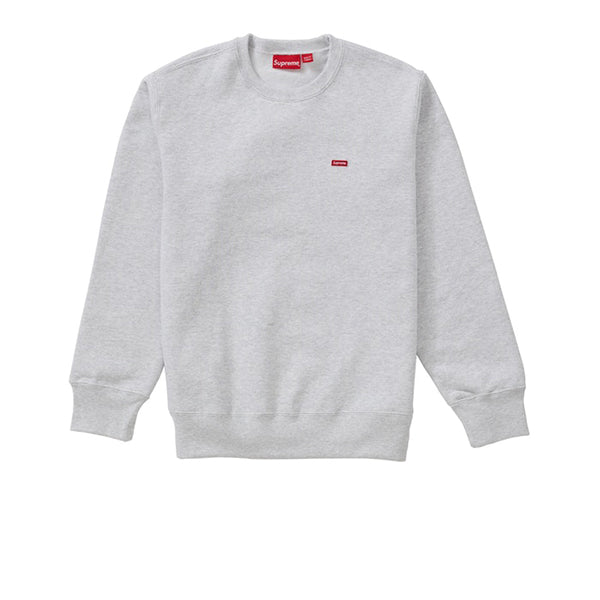 SUPREME SMALL BOX CREWNECK ASH GREY FW21 - Stay Fresh