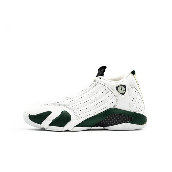 jordan 14 green and white