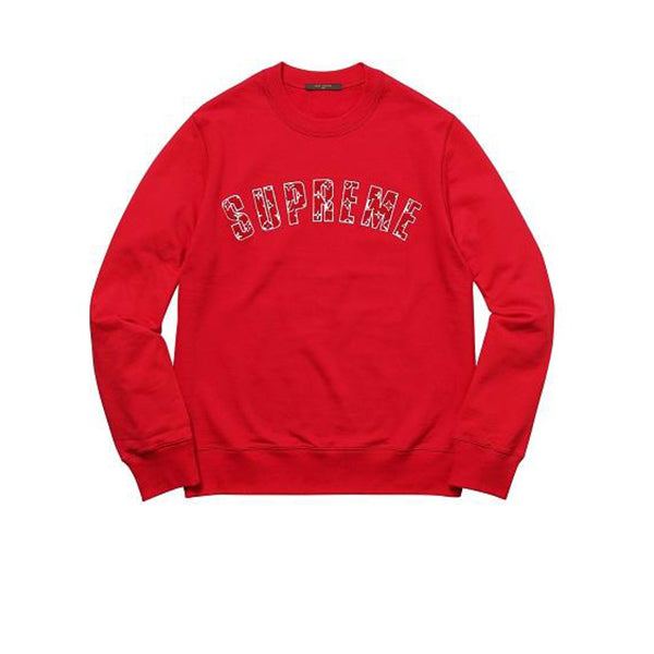 LOUIS VUITTON x SUPREME BOX LOGO HOODIE RED SS17 - Stay Fresh