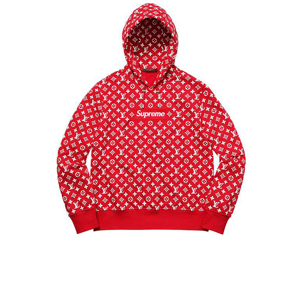 Supreme x Louis Vuitton Box Logo Hooded Sweatshirt Red  SS17 Mens  US