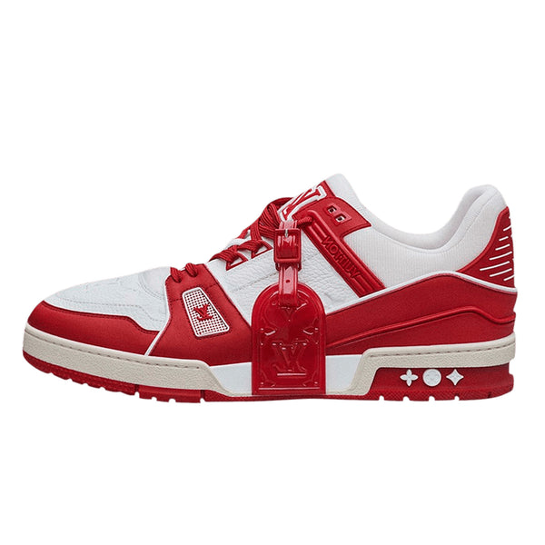 Louis Vuitton Trainers Red And White