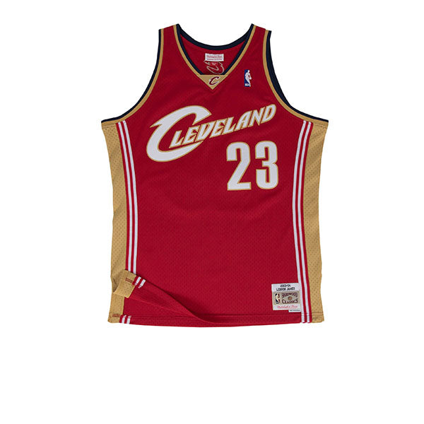 lebron james mitchell and ness jersey