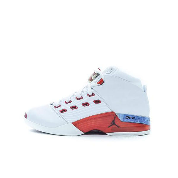 air jordan 17 red and white