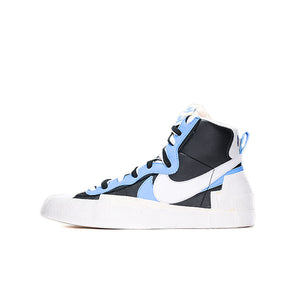 nike blazer high sacai white black legend blue