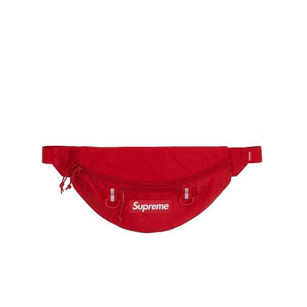 supreme waist bag red ss19