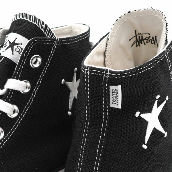 STUSSY X CONVERSE CHUCK TAYLOR ALL-STAR 70 HI BLACK 2022