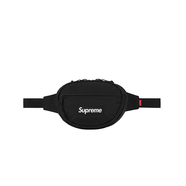 supreme waist bag black fw18